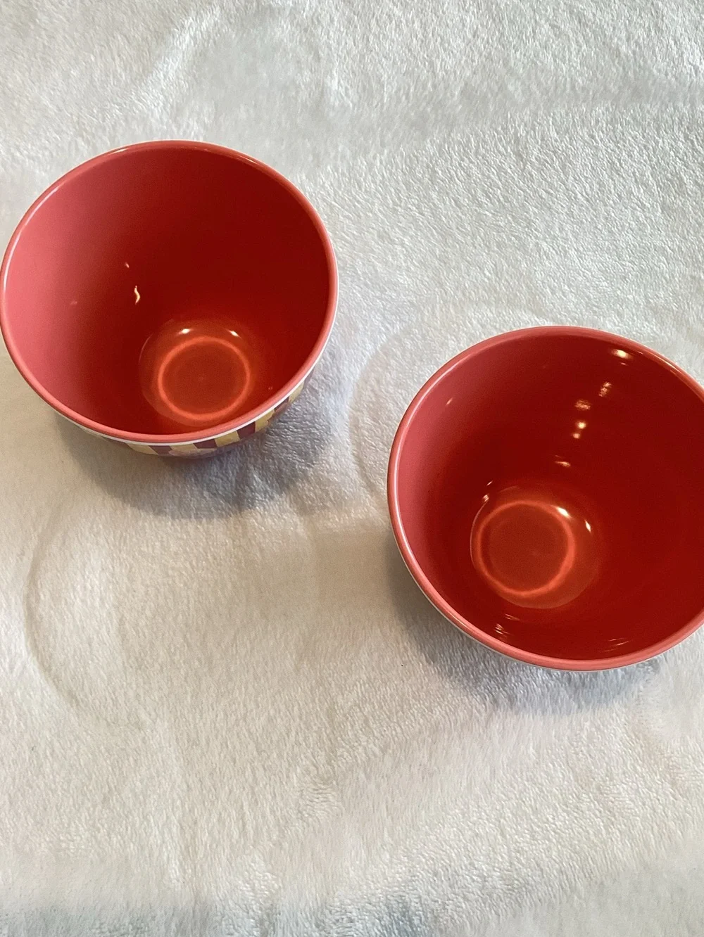 Anthropologie FARM Rio Melamine Bowls Nut New Red Berry Tropical Set of 4